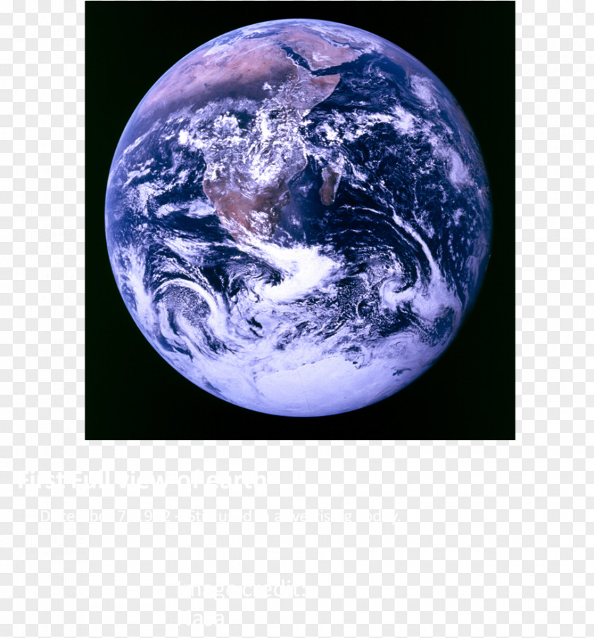 Earth The Blue Marble Apollo 17 Satellite Imagery PNG