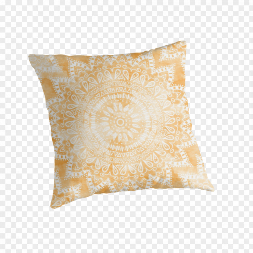 Floral Bohemia Throw Pillows Cushion Mat Memory Foam PNG