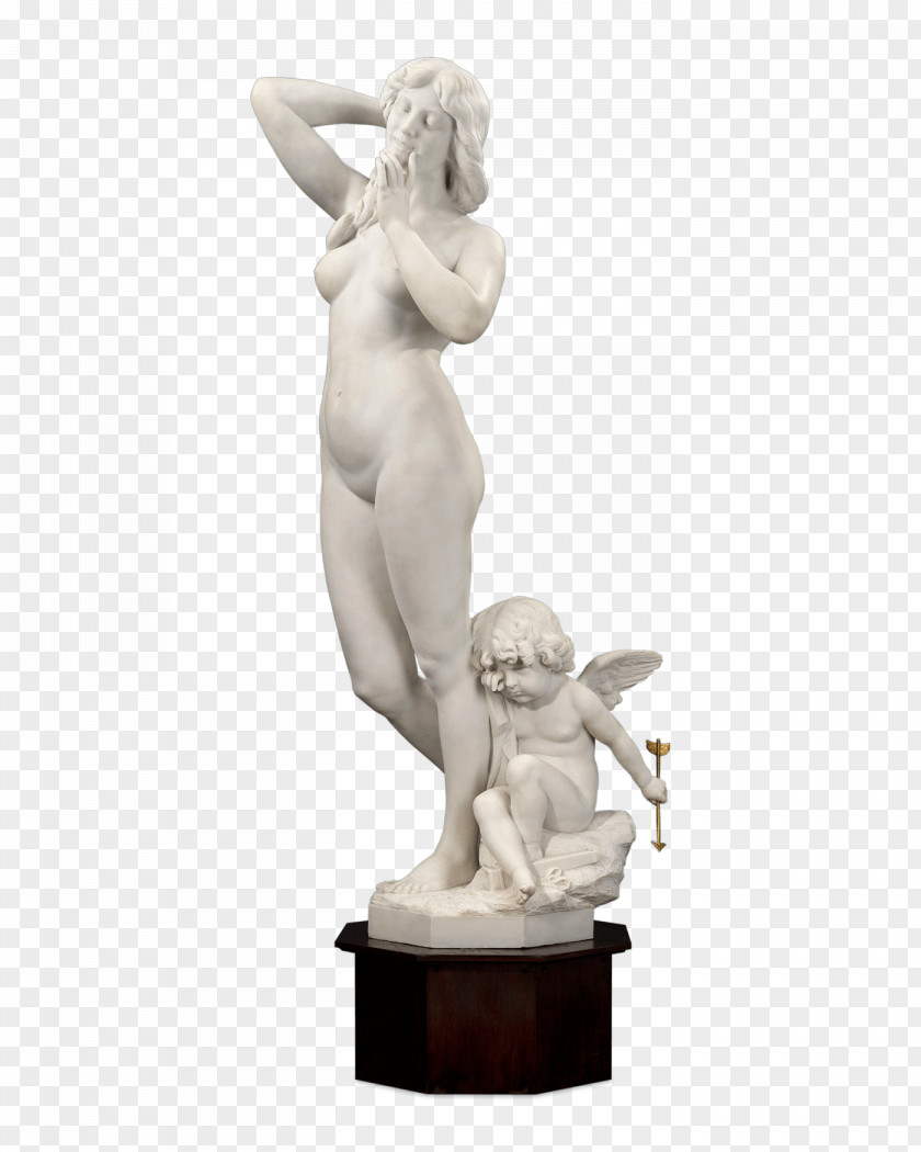 Venus De Milo Venus, Cupid, Folly And Time Marble Sculpture Statue PNG