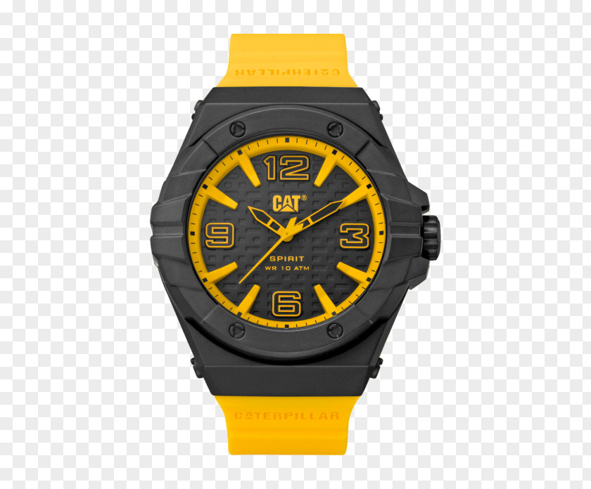 Watch Caterpillar Inc. Clock Paint Silicone PNG