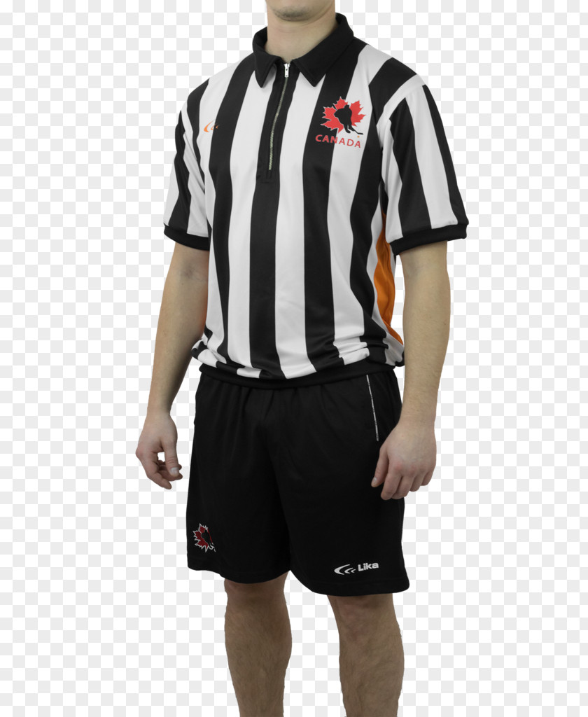 Youth Soccer Referee T-shirt Shoulder Sleeve Uniform Sports PNG