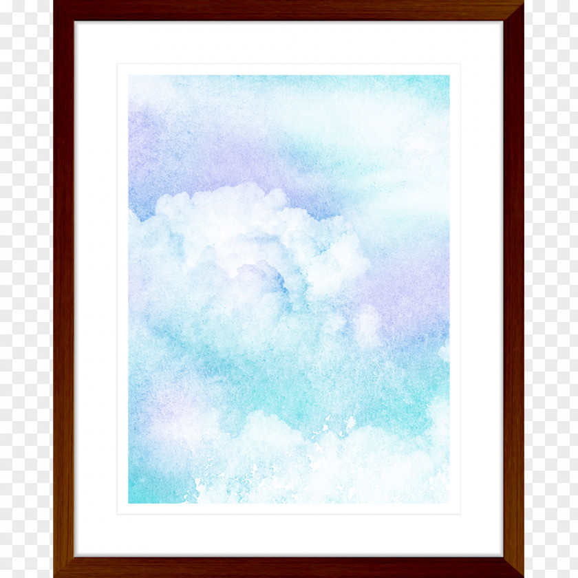 Clouds Poster Picture Frames Modern Art Rectangle Architecture PNG