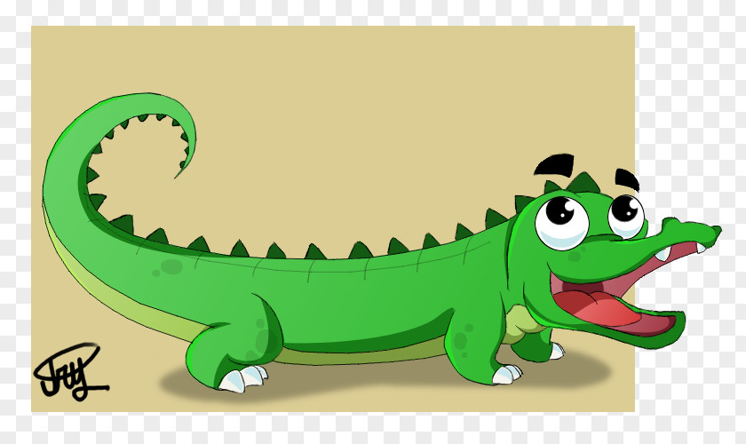 Scaled Reptile Lizard Alligator Cartoon PNG