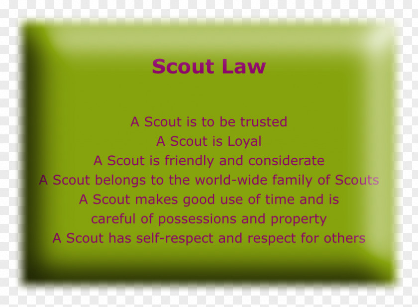 Scout Law Promise Scouting Scouts Cub PNG