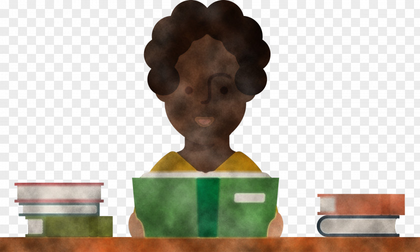 Teacher Reading Book PNG