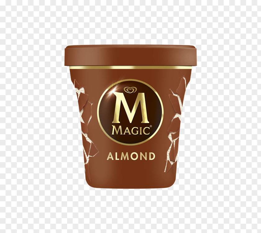 Almond Ice Cream Magnum Gelato Milk White Chocolate PNG