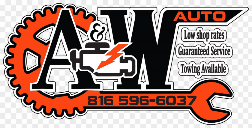 Auto Mechanic Car Automobile Repair Shop A & W Motor Vehicle Service PNG