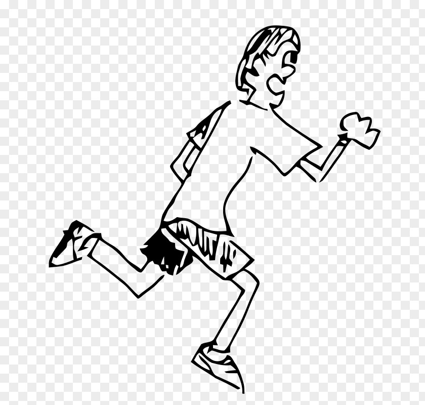 Child Running Clip Art PNG