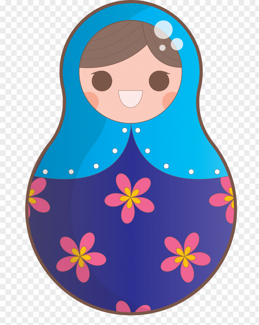 Colorful Russian Doll PNG