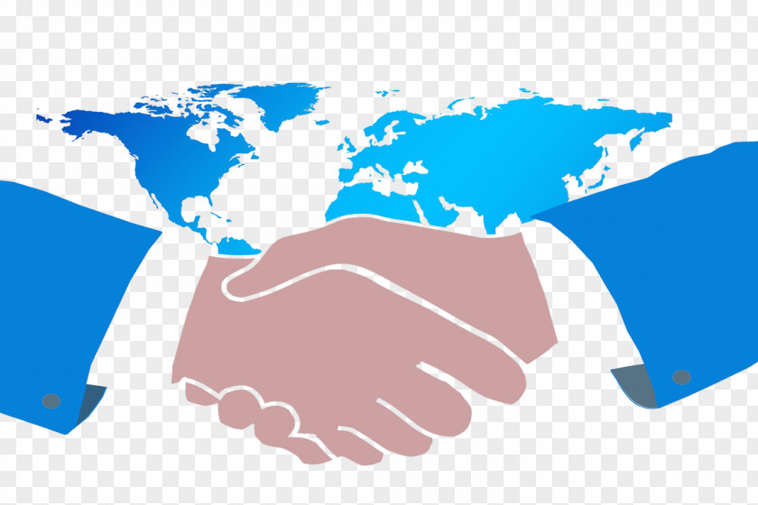 Handshake United States World Map Globe Blank PNG