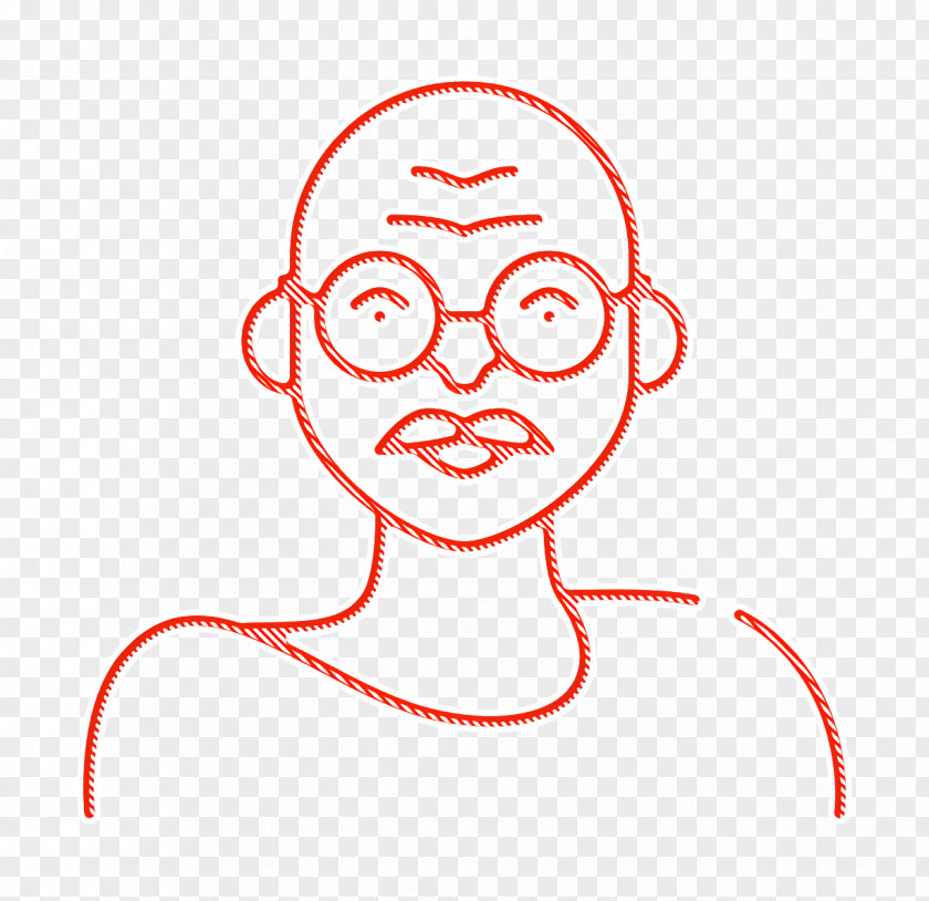 India Icon Gandhi PNG