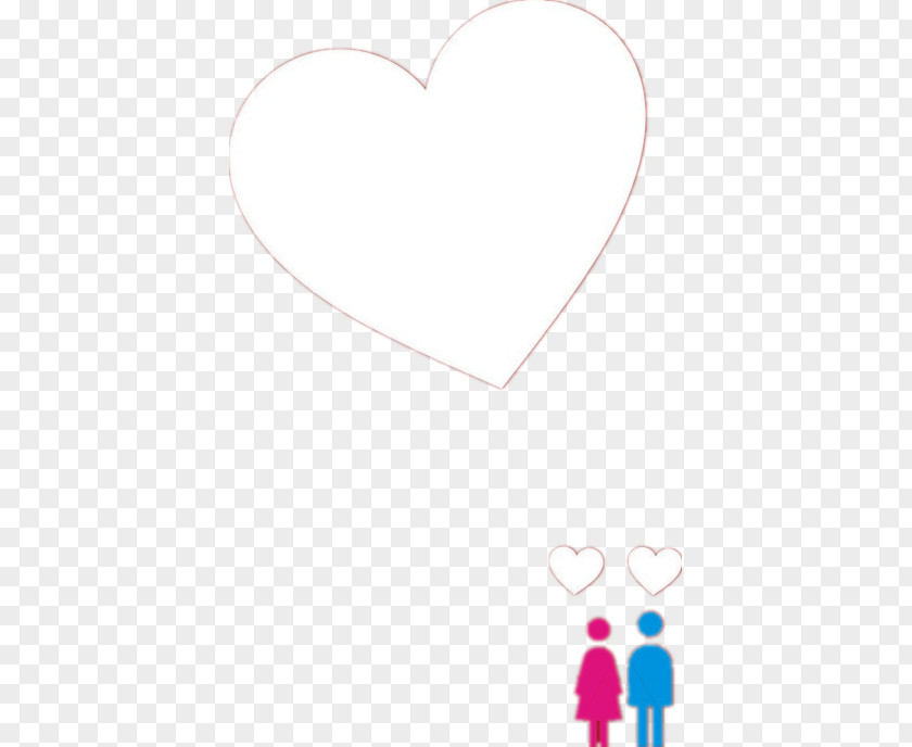 Men And Women Love Paper Heart Petal Pattern PNG