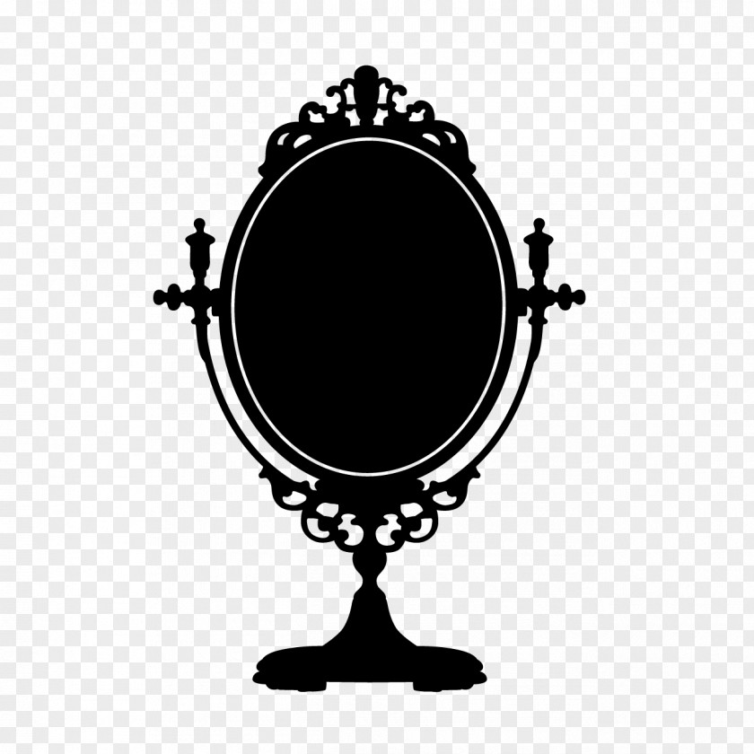Mirror Glass Antique Furniture PNG