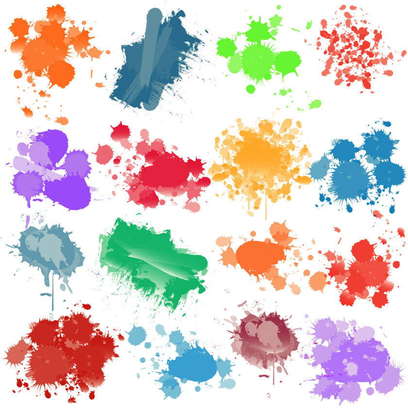 Paint Color Cliparts Brush Clip Art PNG