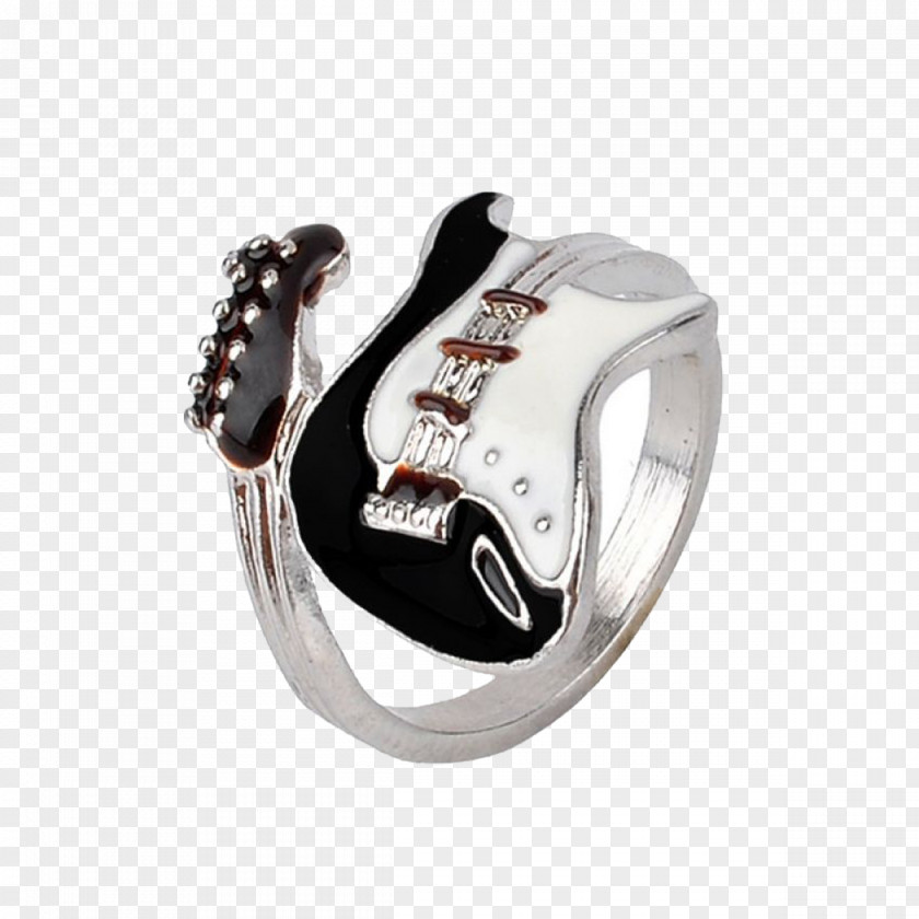 Ring Guitar Pandora Jewellery Silver PNG
