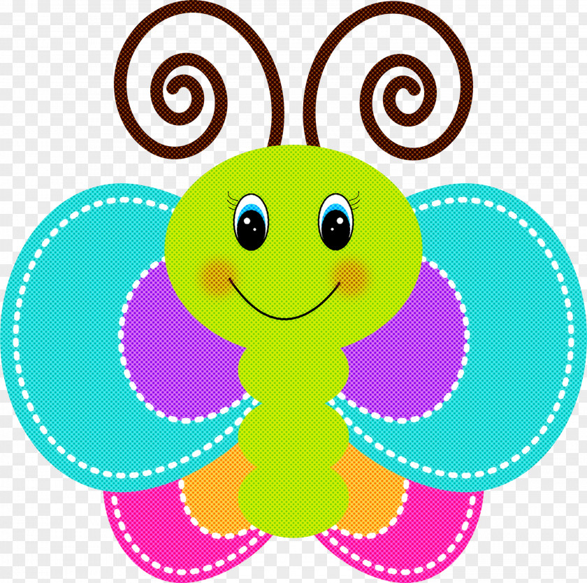 Green Yellow Cartoon Turquoise Smile PNG