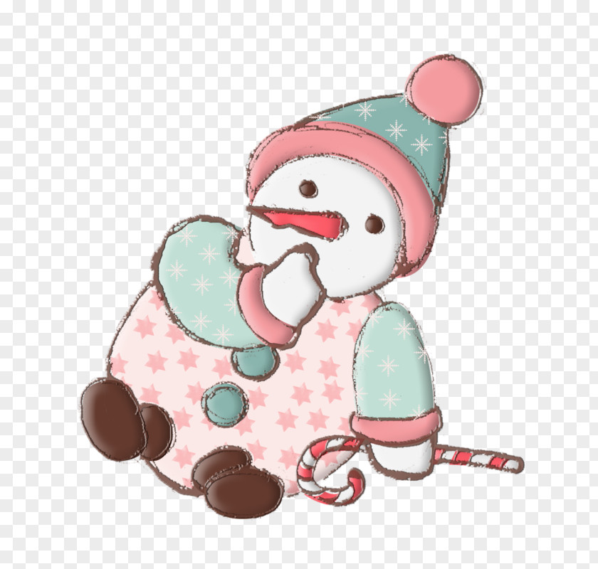 Hand Drawn Snowman Doll Cartoon Drawing PNG