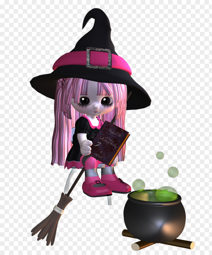 Little Witches Figurine PNG