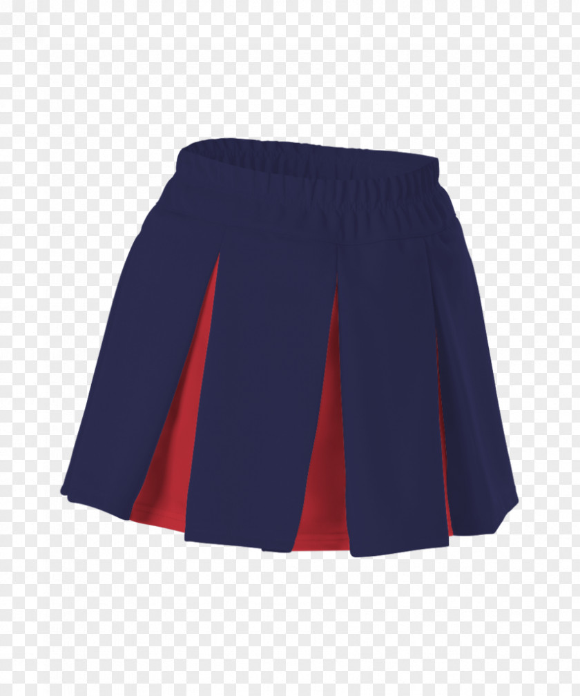 And Pleated Skirt Cobalt Blue Shorts PNG