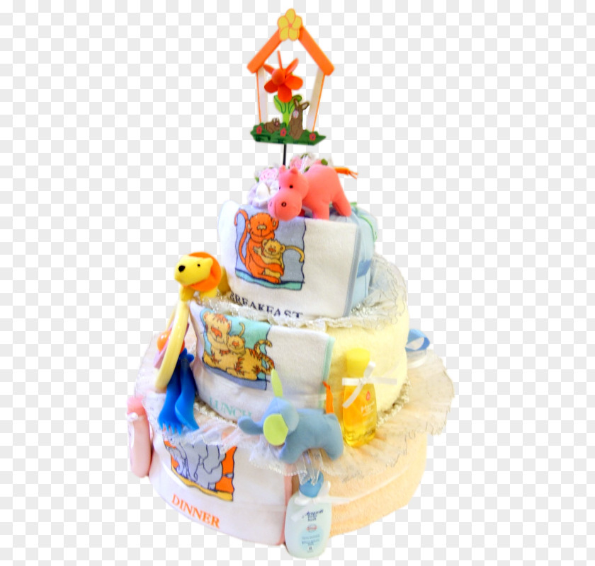 Baby In Diaper Torte Birthday Cake Decorating Toy PNG