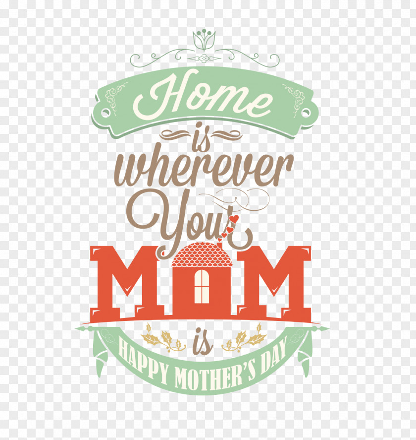 Blessed Are They Logo Mother's Day Brand Font PNG