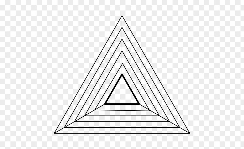 GEOMETRIC LINES Triangle Sacred Geometry PNG