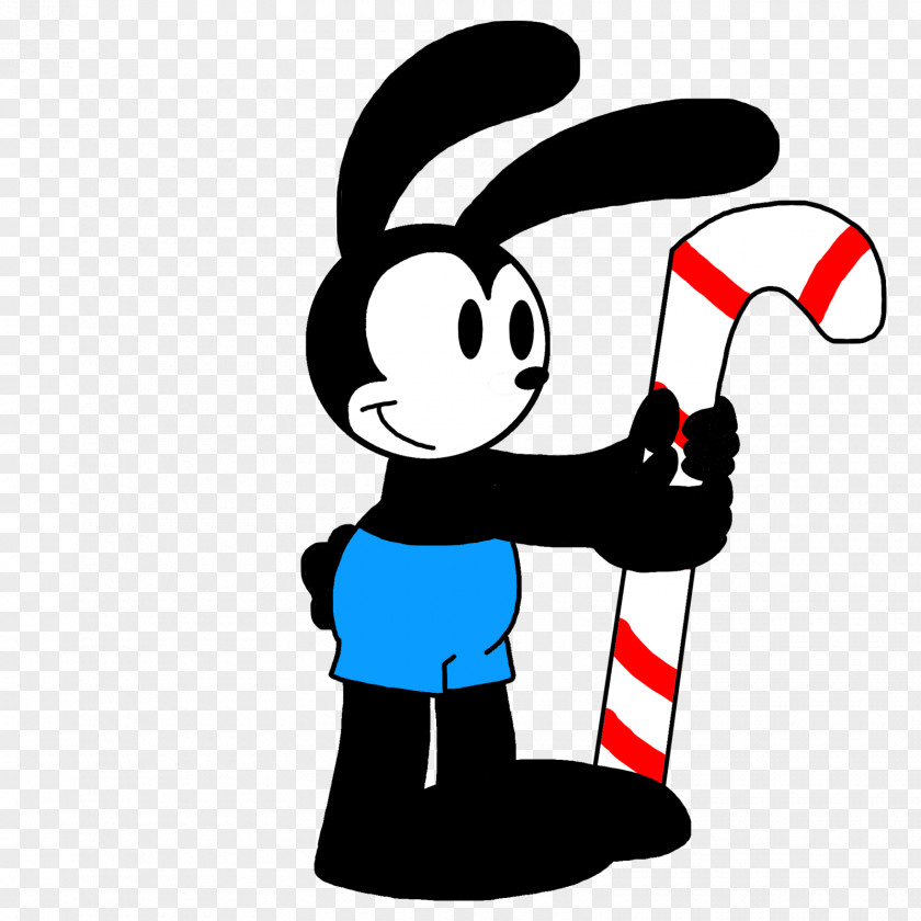 Oswald The Lucky Rabbit Candy Cane Mickey Mouse Cartoon PNG