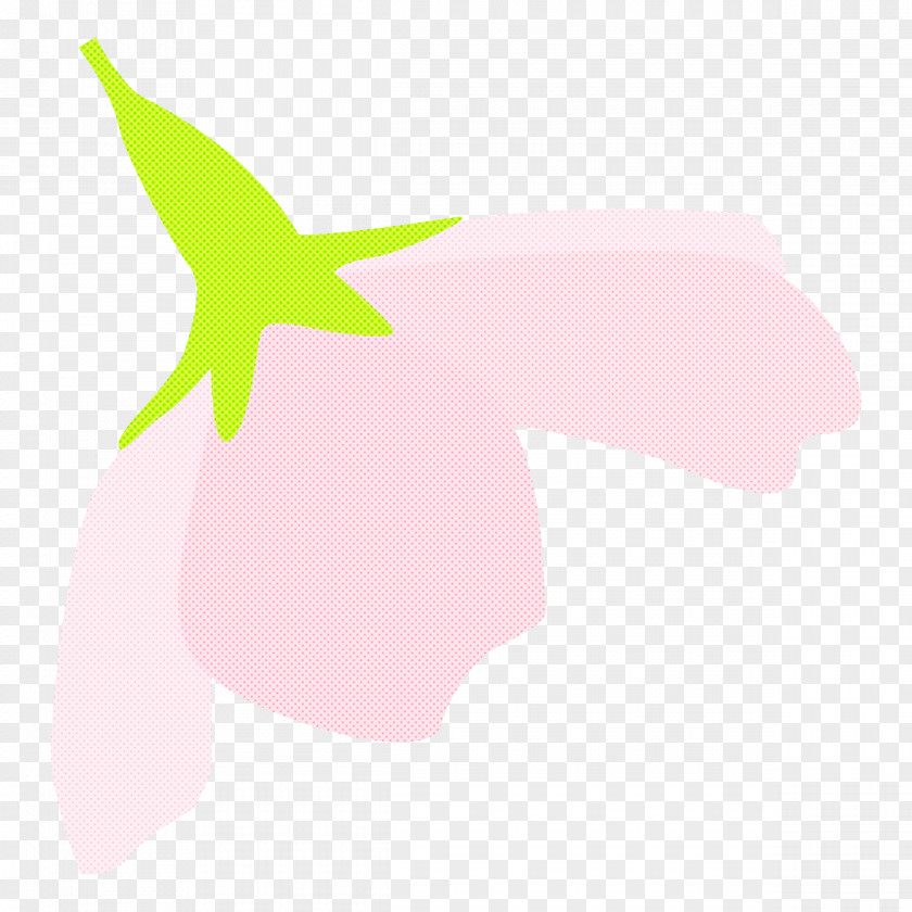 Plant Logo Pink Leaf Wing PNG