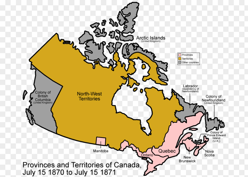 Territoire Du Nord Province Or Territory Of Canada Canadian Confederation Map History PNG