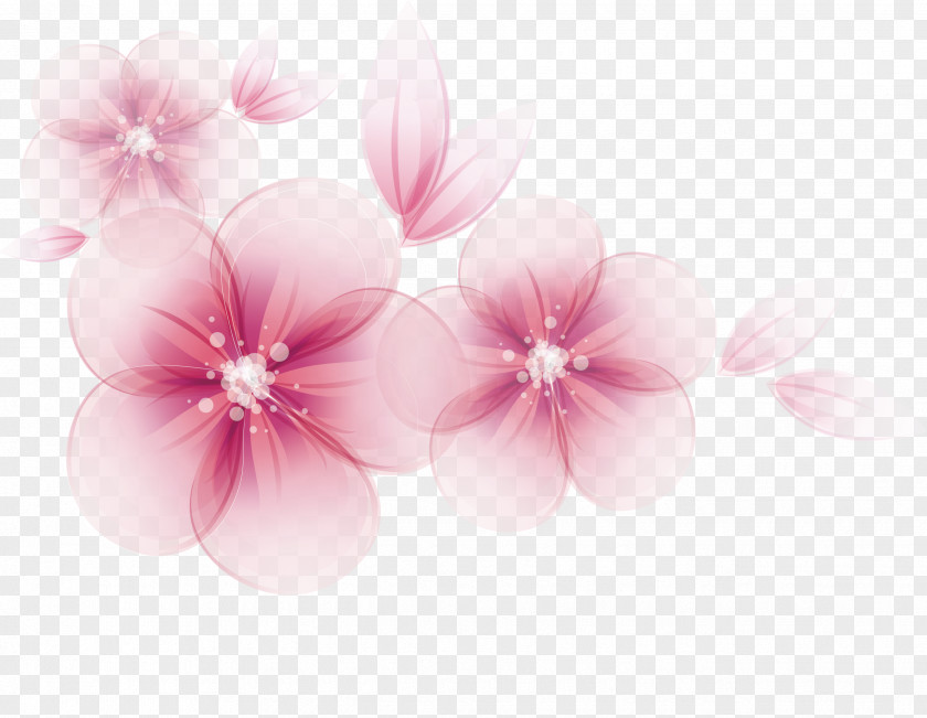 Watercolor Flowers Vector Flower Euclidean PNG