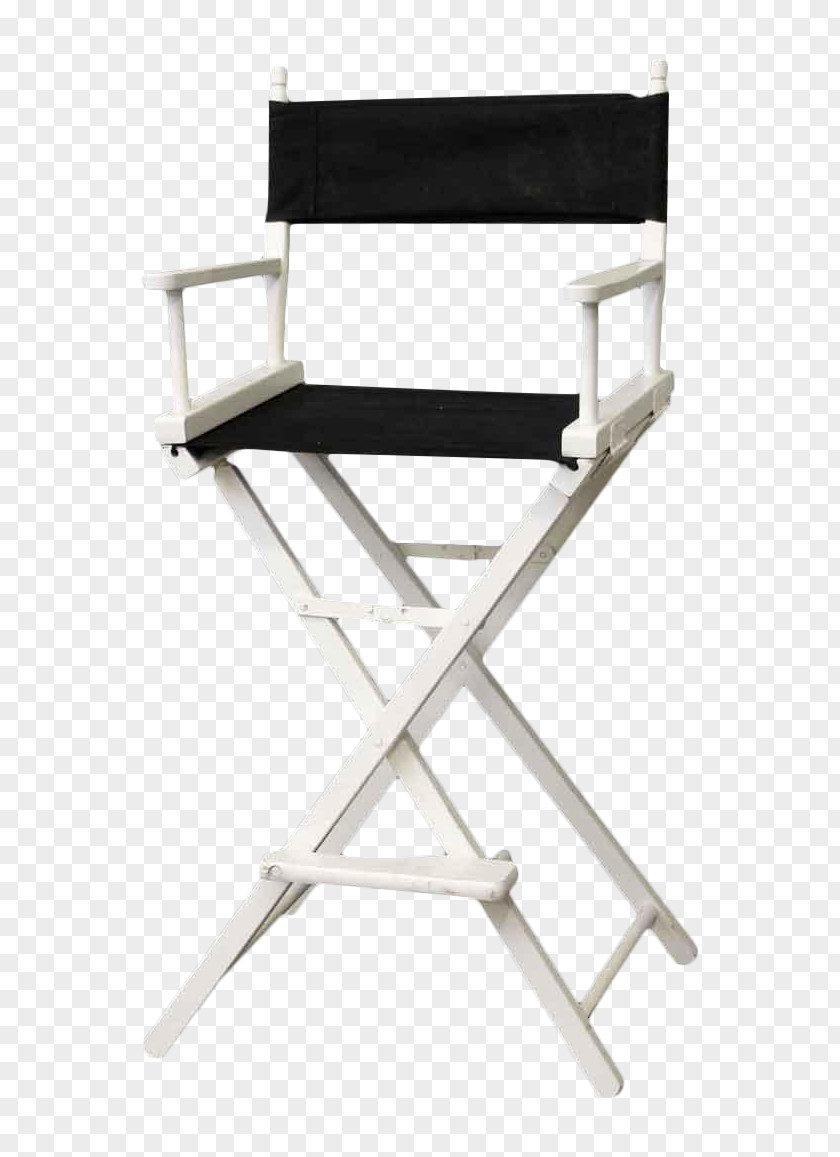 Black Directors Chair Folding Director's Furniture Office & Desk Chairs PNG