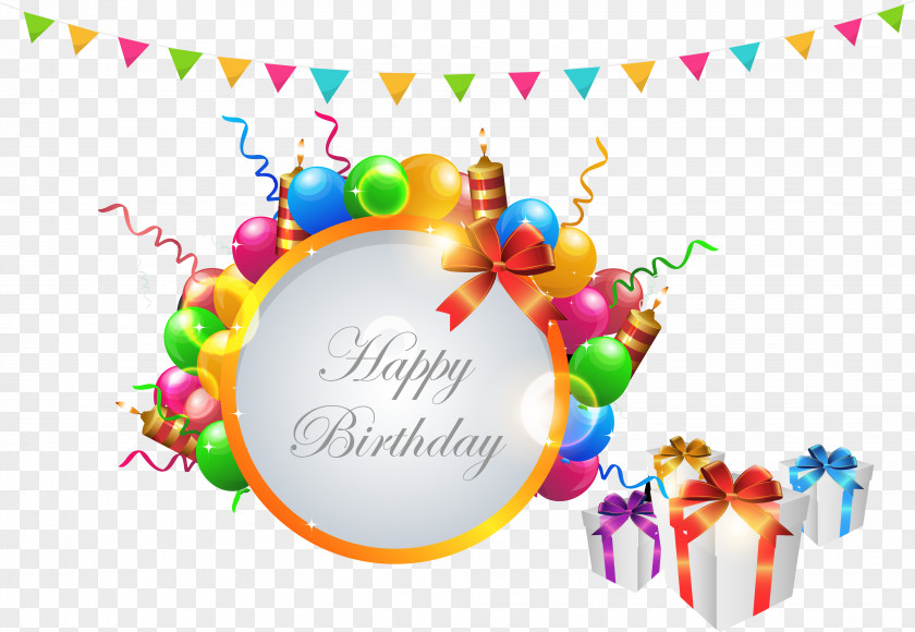 Happy Birthday Vector Material Graphic Design PNG