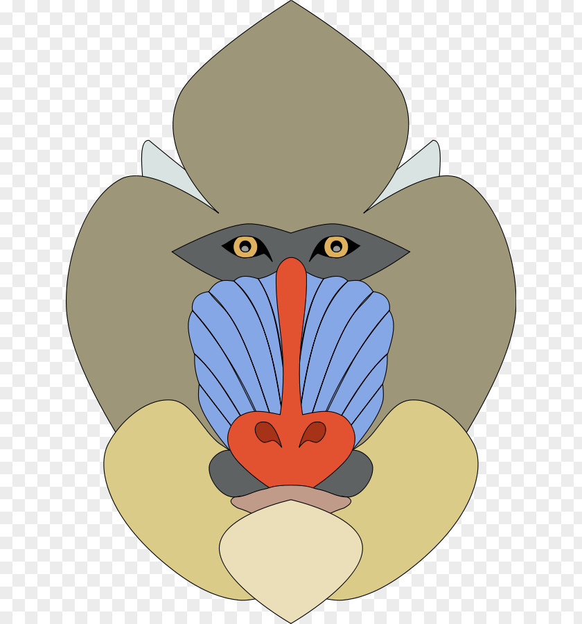Mandrill Cliparts Primate Ape Baboons Clip Art PNG