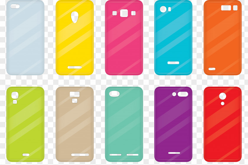 Solid Phone Case Euclidean Vector Illustration PNG