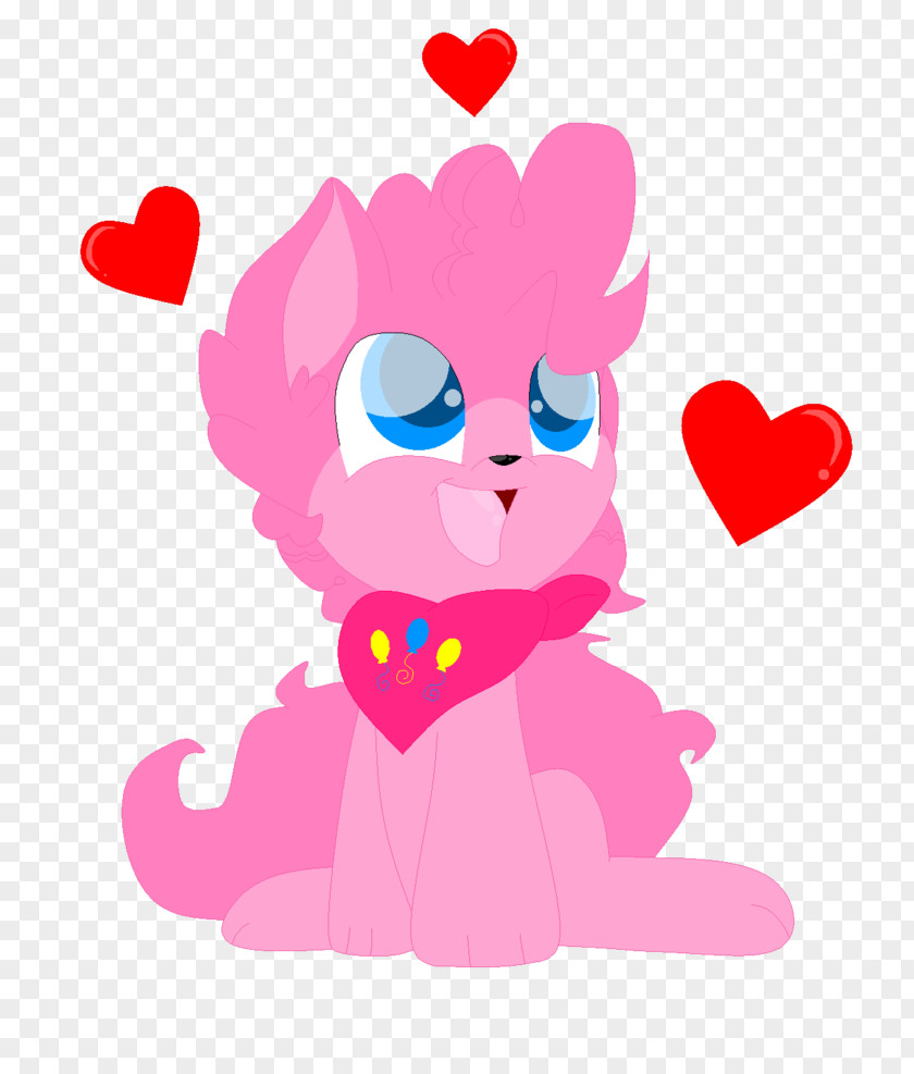 Valentine's Day Whiskers Character Clip Art PNG