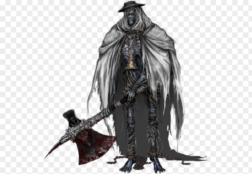Bloodborne Concept Art Enemy Character PNG