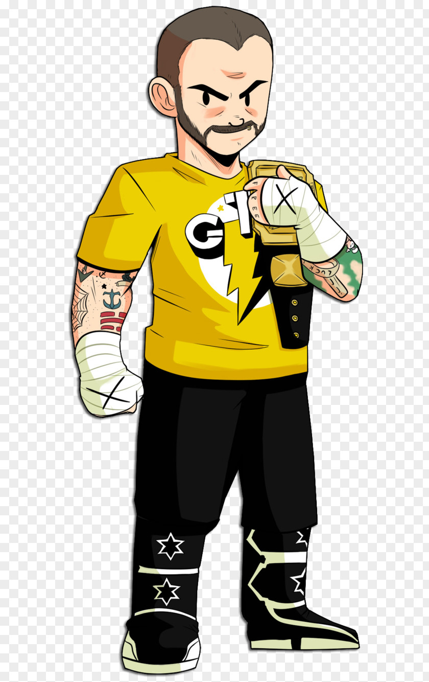 Cm Punk World Heavyweight Championship Cartoon Drawing Rock PNG