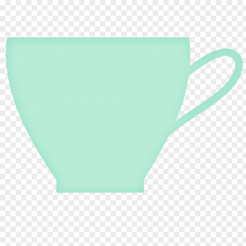 Coffee Cup Mug M Green PNG