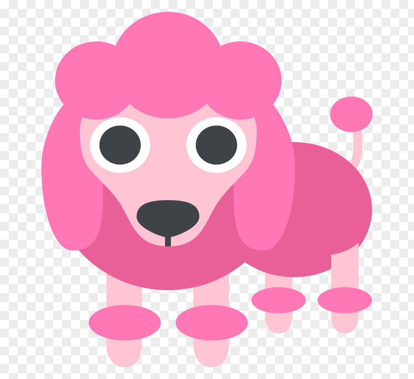 Poodle Emoji Text Messaging Emoticon Clip Art PNG