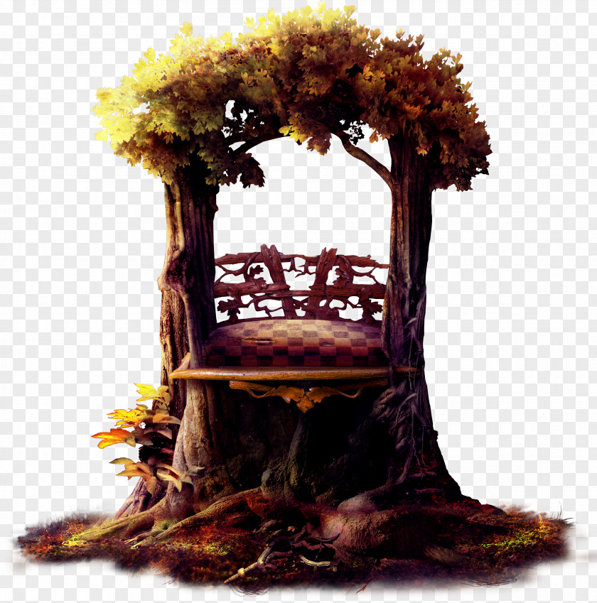 Tree Chair Castle Clip Art PNG