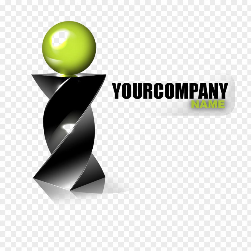 Black Twisted Base Model Logo Business PNG