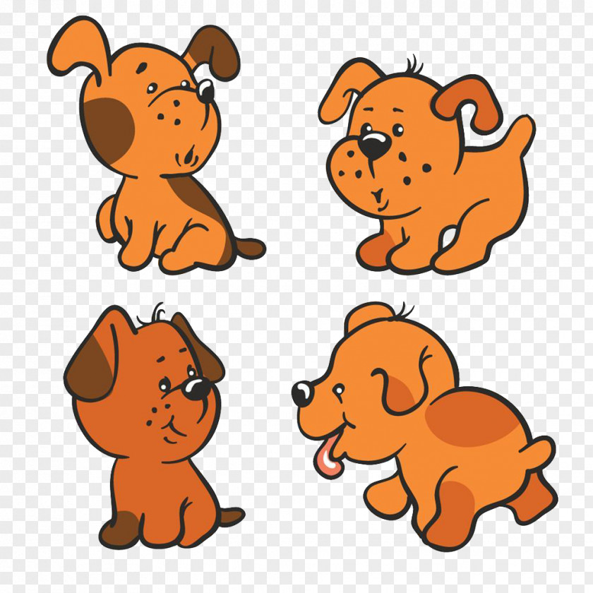 Cartoon Puppy Dog Drawing PNG