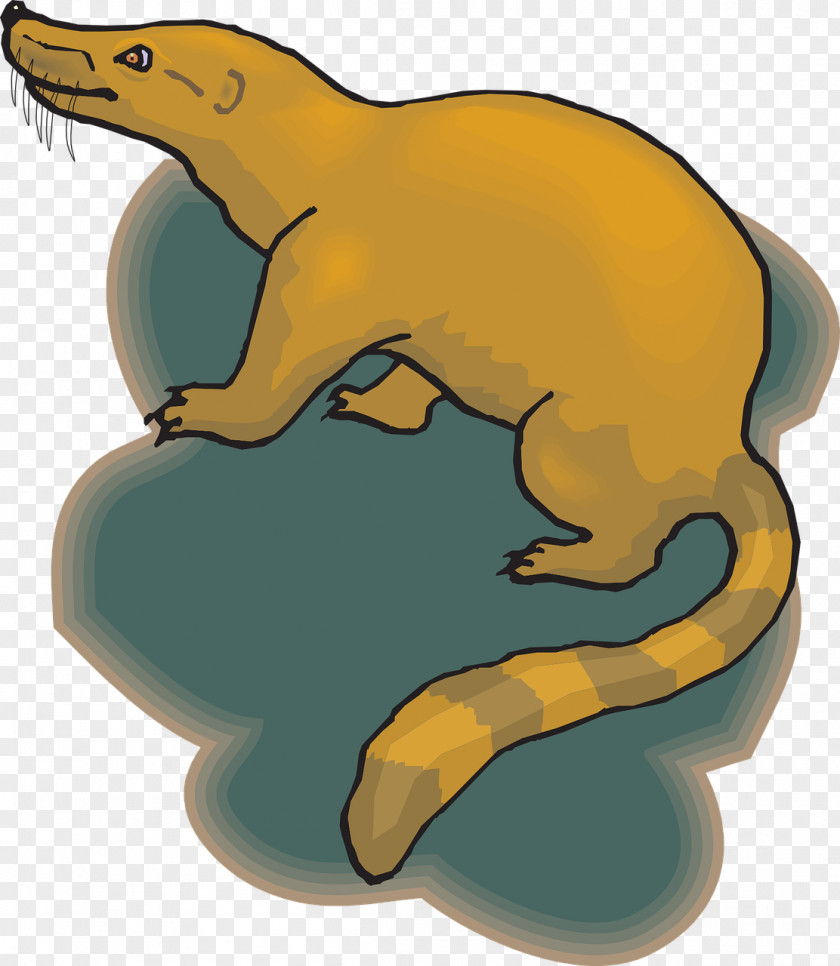 Crawling Skunk Cartoon Clip Art PNG