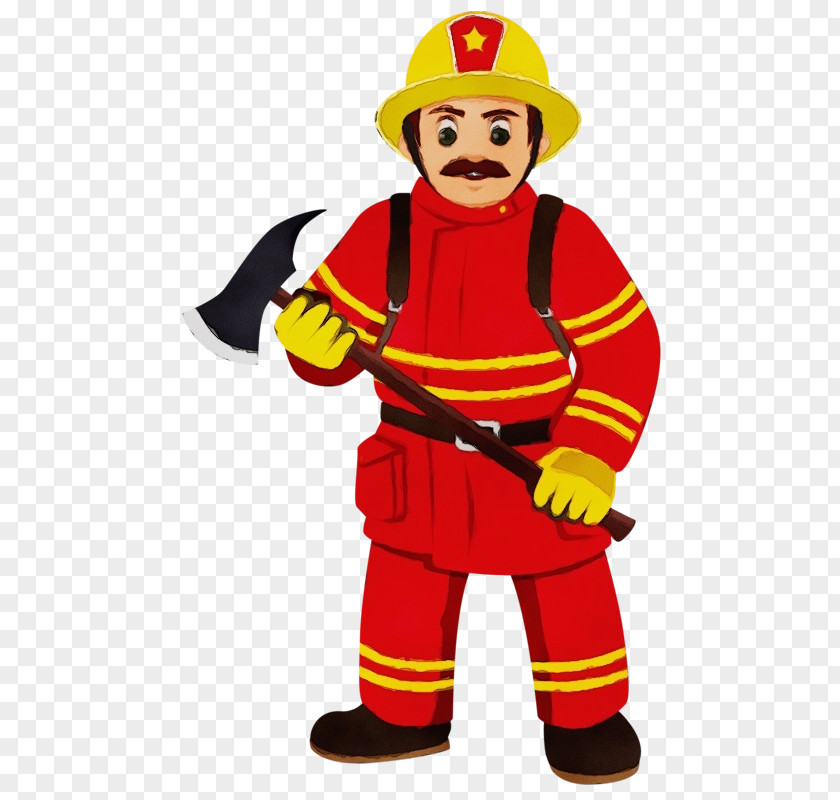 Fireman Construction Worker Firefighter PNG