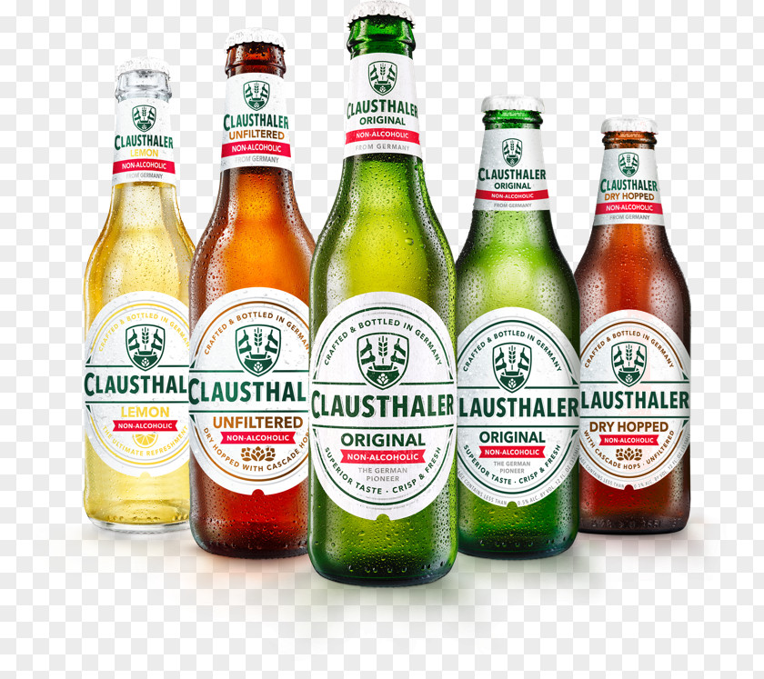 Non Alcoholic Beer Bottle Low-alcohol Clausthaler PNG
