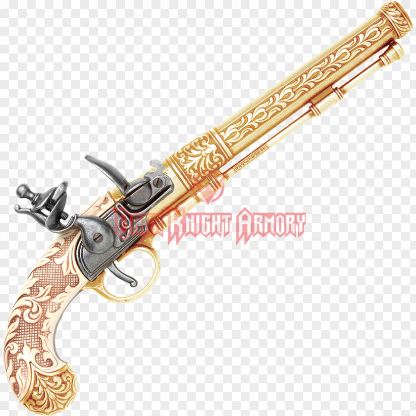 Weapon Trigger Flintlock Firearm Duelling Pistol PNG