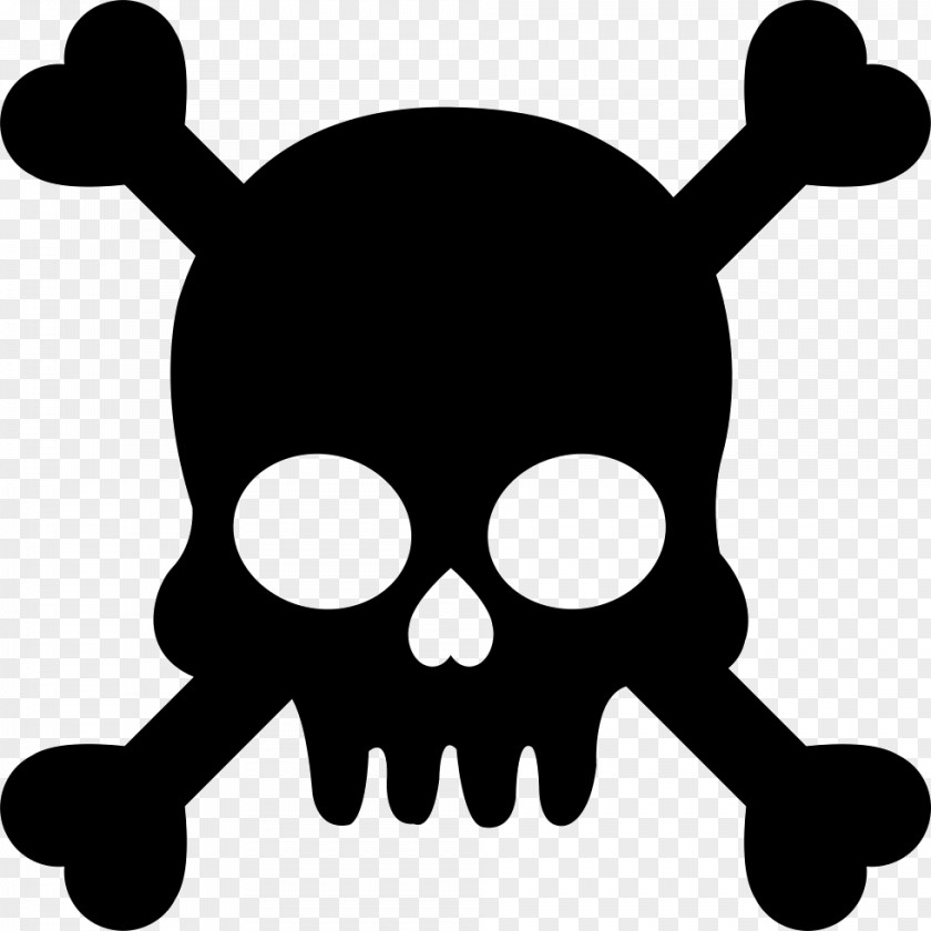 Bones Vector Skull Silhouette Clip Art PNG