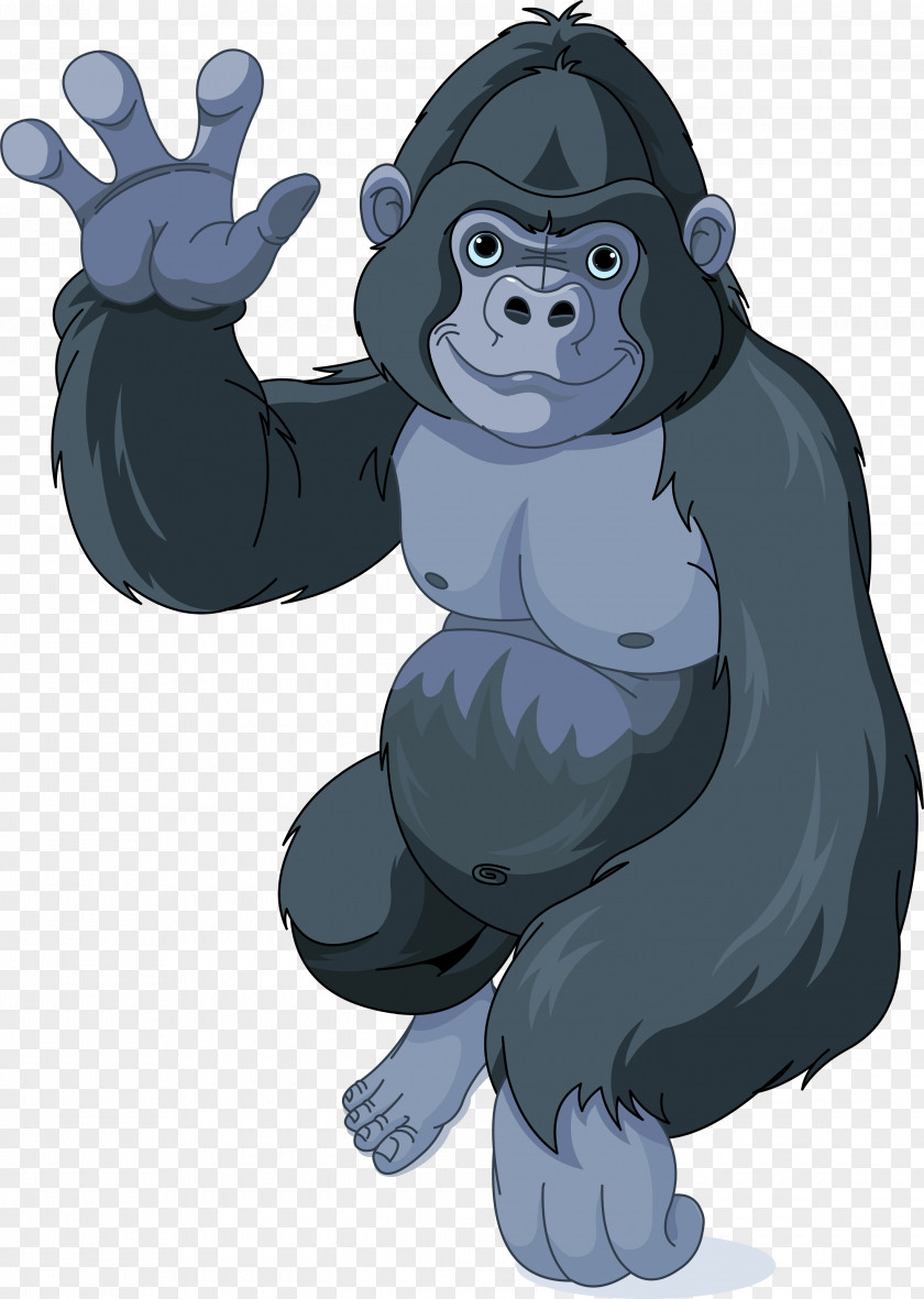 Gorilla Cartoon Royalty-free PNG