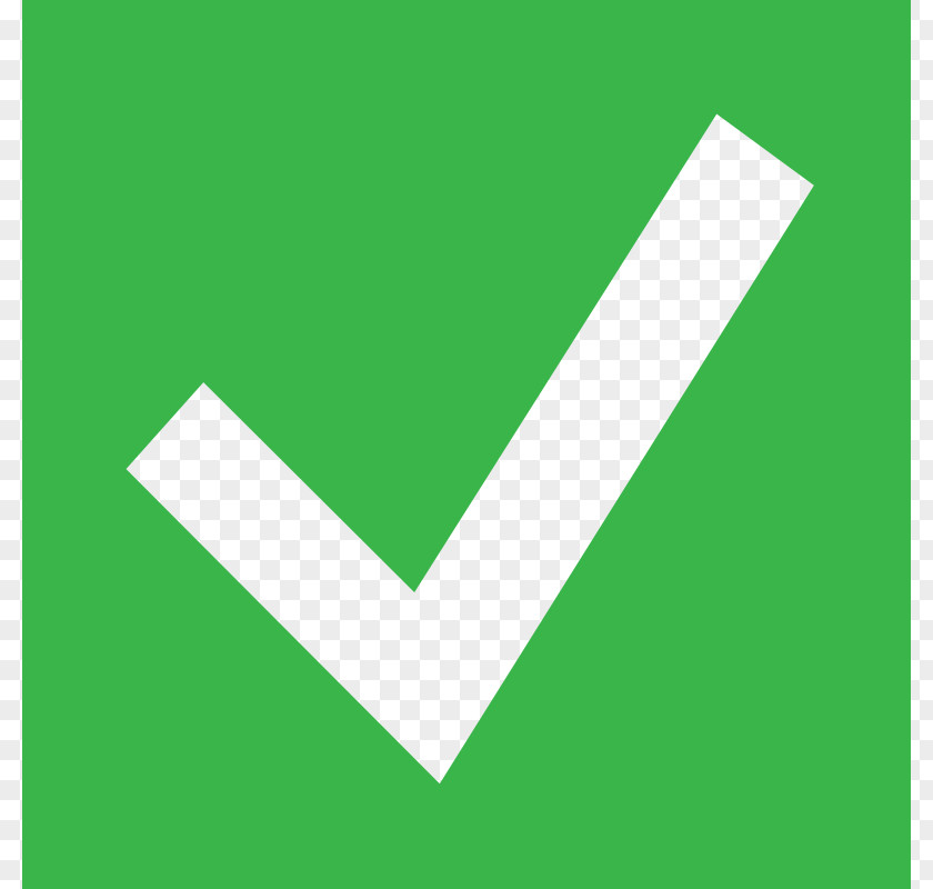 Green Tick Mark Check Checkbox Clip Art PNG