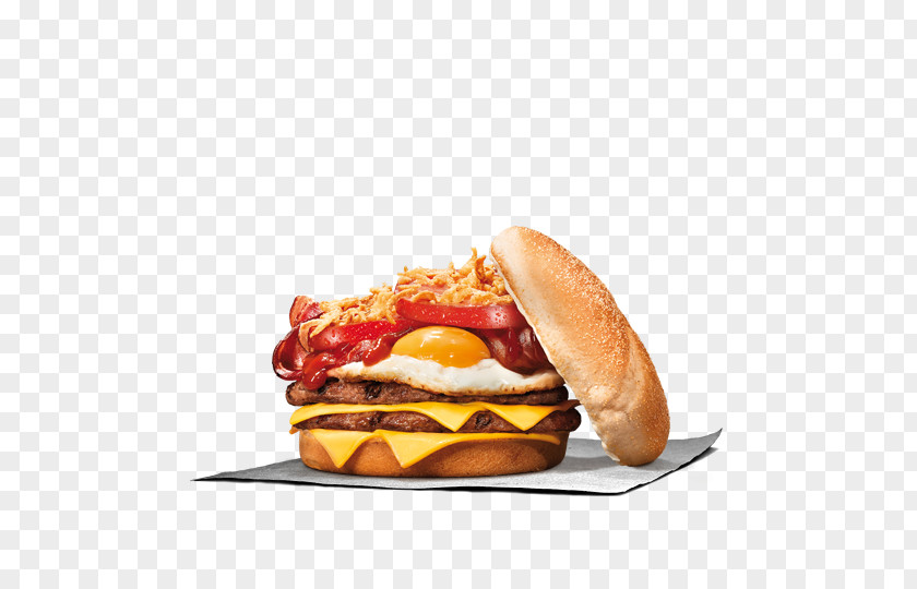 Bacon Hamburger Fried Egg Cheeseburger Burger King PNG